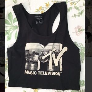 MTV crop tank top - forever 21